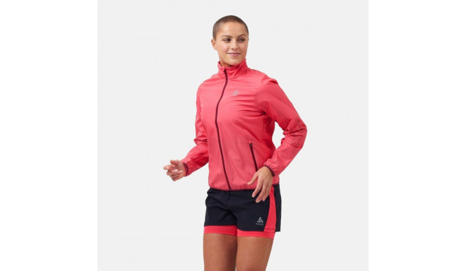 Treeningjakk Odlo ESSENTIAL LIGHT PRINT Jacket roosa - M