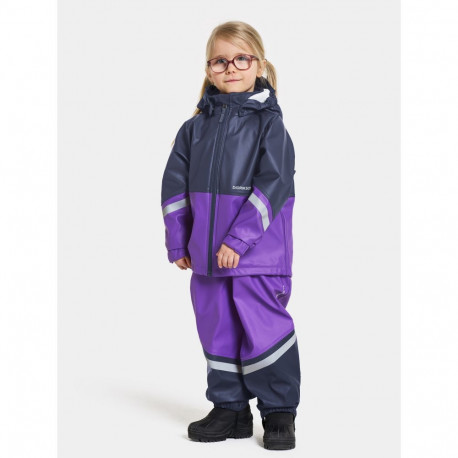 Vihmariiete komplekt Didriksons Waterman Kids Set 9 lilla - 80