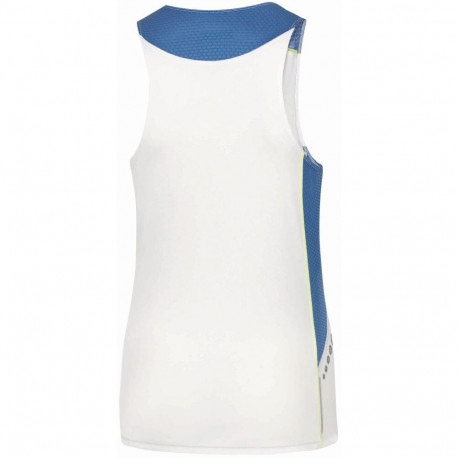 Treeningsärk Mizuno Premium JPN Singlet W valge/sinine - S