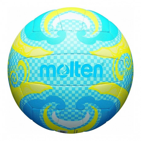 Rannavõrkpall MoltenV5B1502 helesinine/kollane