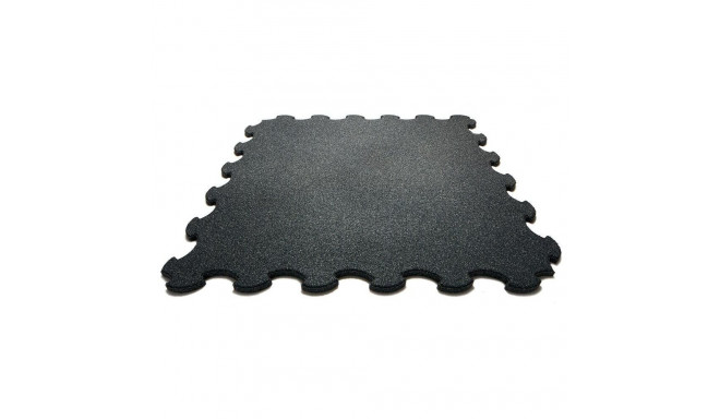 Pusle kummimatt 100 X 100 X 2,2 cm must