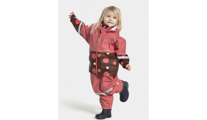 Vihmariiete komplekt Didriksons Waterman PR Kids Set roosa - 120