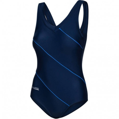 Ujumistrikoo Aqua-Speed Sophie tumesinine - 48