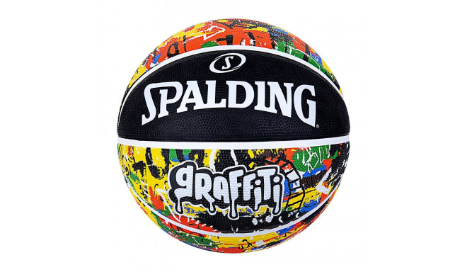 Korvpall Spalding Graffity roheline/kollane suurus 7