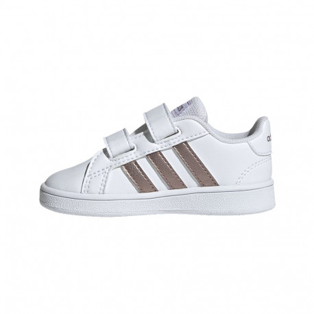 Vabaajajalatsid adidas GRAND COURT I valge/pronks - 25