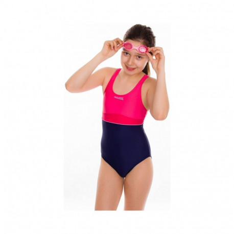 Ujumistrikoo Aqua-Speed Emily roosa/tumesinine - 146
