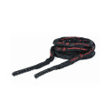 Fitnessköis Gymstick BATTLE ROPE 12 m, 3.8 cm, must