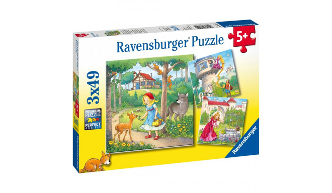 Ravensburger pusle 3x49 tk Rapunzel