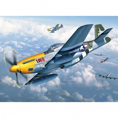 Revell liimitav mudel P-51D-5NA Mustang (varasem versioon) 1:32