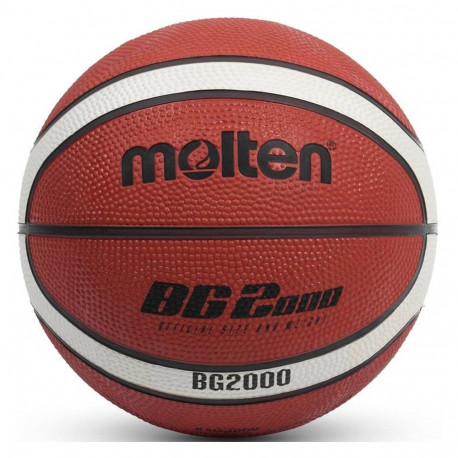 Piłka koszykowa Molten brązowo-biała B3G2000 3