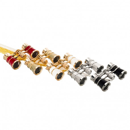 Levenhuk Broadway 325B Opera Glasses white