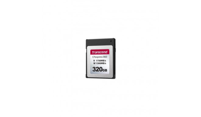 MEMORY COMPACT FLASH 320GB/CFE TS320GCFE860 TRANSCEND