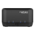 NATEC NSD-0955 Natec Docking Station KANGAROO DUAL 2.5/3.5 HDD USB 3.0 + AC adapter