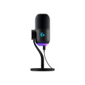 LOGITECH Yeti GX Dynamic RGB Gaming Mic with LIGHTSYNC - BLACK - USB - N/A - EMEA28-935 - LATM