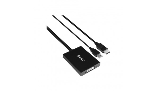 CLUB 3D DisplayPort to Dual Link DVI-I aktiivne adapter maksimaalne resolutsioon 4K30Hz