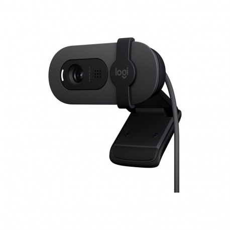 LOGITECH BRIO 100 Webcam colour 2 MP 1920 x 1080 720p 1080p audio wired USB