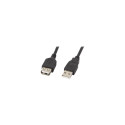 LANBERG CA-USBE-10CC-0050-BK Lanberg extension cable USB 2.0 AM-AF 5m black