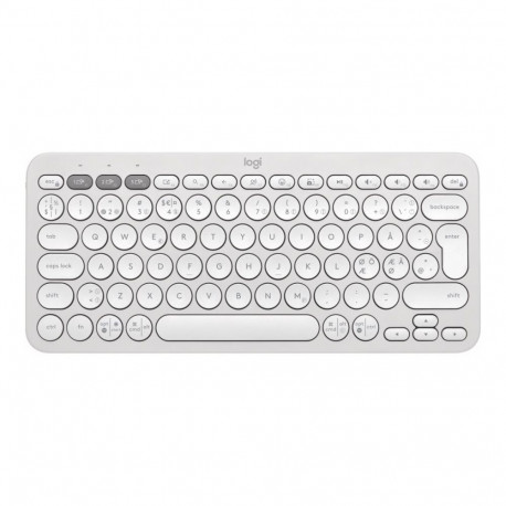 LOGITECH Pebble Keys 2 K380s Keyboard wireless Bluetooth LE QWERTY Nordic Danish/Finnish/Norwegian/S