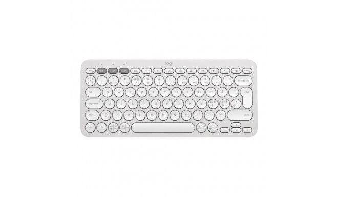 LOGITECH Pebble Keys 2 K380s juhtmevaba Bluetooth LE QWERTY Põhjamaade taanisoome-norra-rootsi toonv