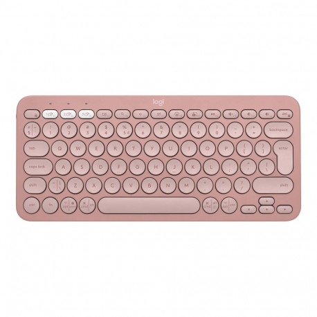 LOGITECH Pebble Keys 2 K380s - TONAL ROSE - (US) INTL - BT - N/A - INTNL-973 - UNIVERSAL