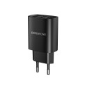 Borofone Wall charger BN2 Super - 2xUSB - 2,1A black