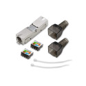 RJ45 toolless STP plug CAT6, JACK PIN