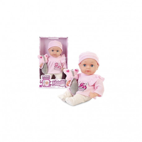 Natalia beebinukk 33cm mänguasjaga