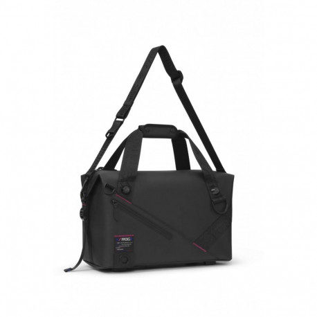 The Asus ROG SLASH Duffle Bag (Black) is a premium, high-fashion travel bag designe