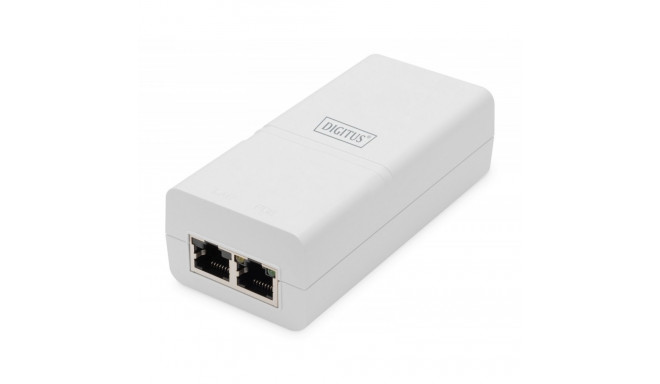 The DIGITUS DN-95132 is a Gigabit PoE+ (Power over Ethernet) Injector designed to p