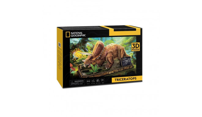 Puzzle 3D National Geographic -Triceratops