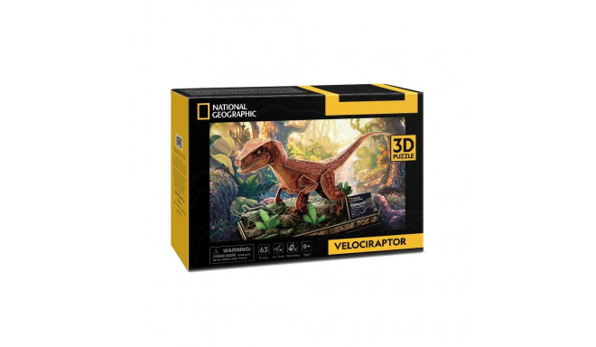 Puzzle 3D National Geographic - Welociraptor