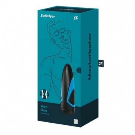 Masturbator Satisfyer SF-EE73-636-0817 Black Silicone 24,5 cm