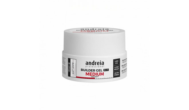 Гель-лак для ногтей Medium Viscosity Andreia Professional Builder Белый (22 g)