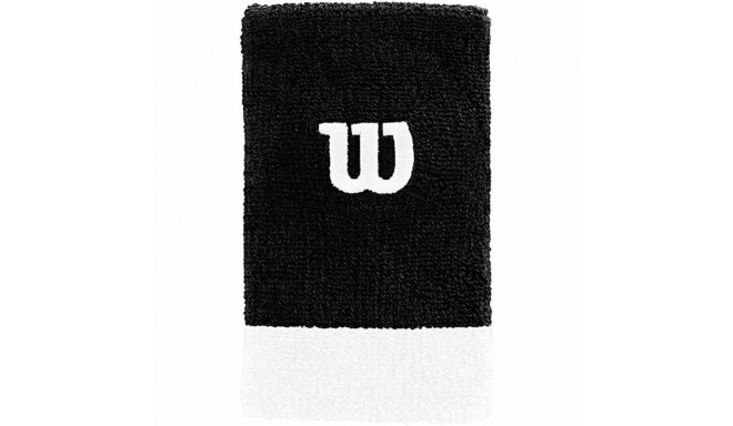 Sports Wristband Wilson Extra Wide White