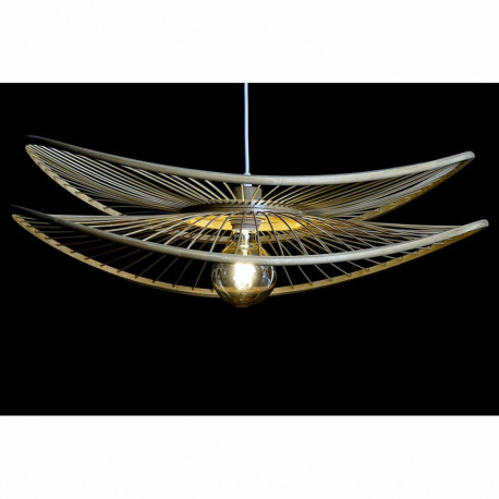 Ceiling Light DKD Home Decor Natural Bamboo 50 W 70 x 65 x 23 cm