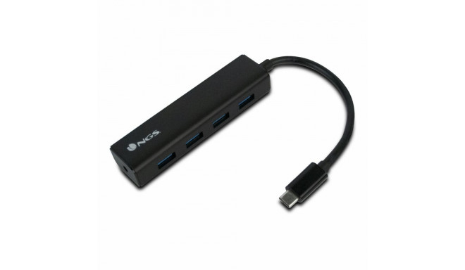 4-Port USB Hub NGS NGS-HUB-0054 Melns 5 Gbps