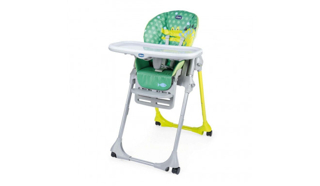 Highchair Chicco Crocodile + 6 Months Versatile and adaptable