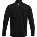 Men’s Long Sleeve T-Shirt Under Armour STR Zip Black - L