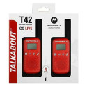 Raadiosaatja Motorola T42 RED 1,3" LCD 4 km