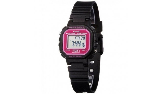 Naiste Kell Casio ILLUMINATOR Must (Ø 30 mm)