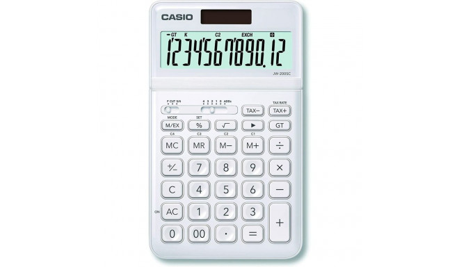 Kalkulaator Casio JW-200SC-WE Valge Plastmass