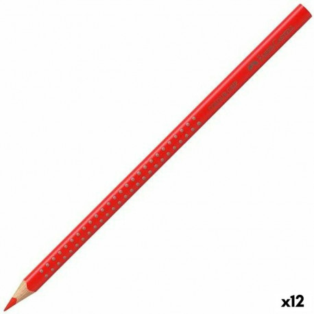 Akvarellpliiatsid Faber-Castell Intensiivne tulipunane (12 Ühikut)