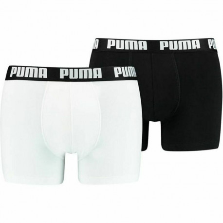 Men's Boxer Shorts Puma Basic Black White - XL
