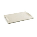 Snack tray Quid Mineral Ceramic Beige (30 x 18 cm) (6 Units)