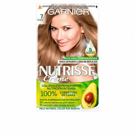 Püsivärv Garnier Nutrisse Nº 70 Nº 7-Rubio Nº 70-Ble Ambre (3 Ühikut)