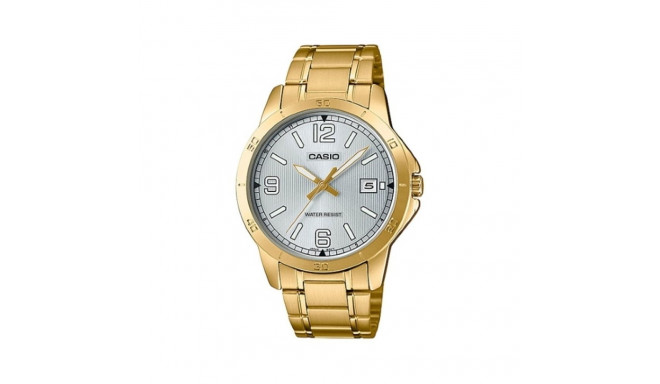 Meeste Kell Casio CASUAL DATE GOLD - SILVER (Ø 41,5 mm)