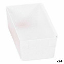 Mitmeotstarbeline Karp Modulaarne Valge 15 x 8 x 5,3 cm (24 Ühikut)