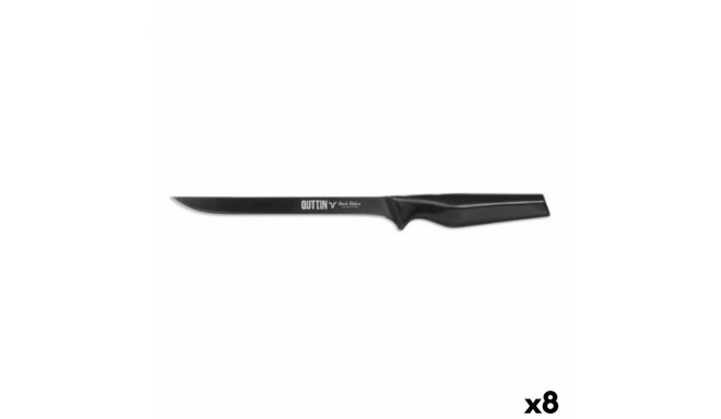 Ham knife Quttin Black Edition 16 cm 8 Units