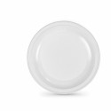 Set of reusable plates Algon White Plastic 28 x 28 x 1,5 cm (36 Units)