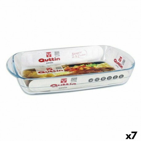 Küpsetusplaat Quttin 65810 2,2 l Klaas Ristkülikukujuline 32,5 x 20,2 x 5,2 cm (7 Ühikut)